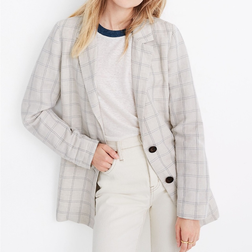 Madewell Dorset Blazer in Windowpane